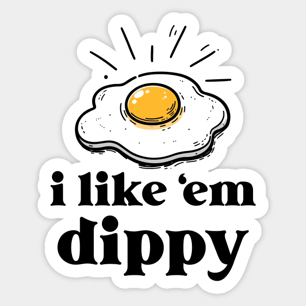 Dippy Eggs - Pittsburghese Sticker by Merlino Creative